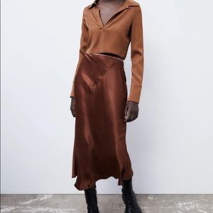 Satin effect Zara skirt FINAL MARKDOWN. $15 PRICE IS FIRM